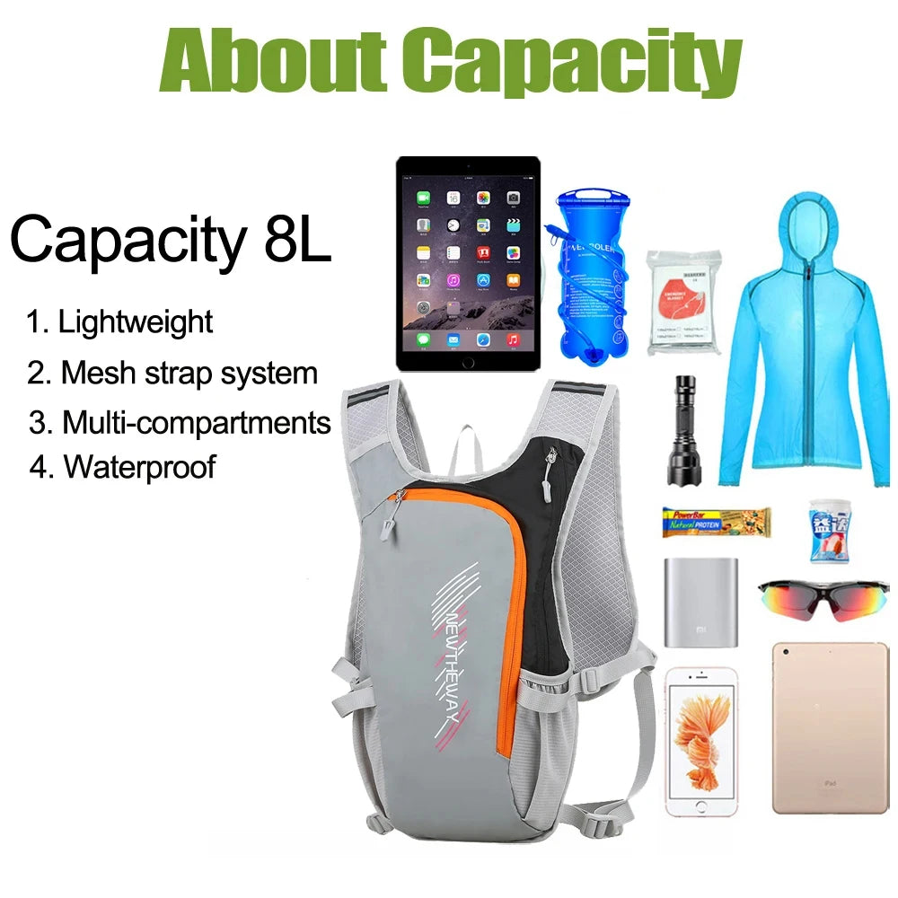 Water Backpack for Hiking, Running, Biking, and Raves (Hydration Bladder Sold Separately)