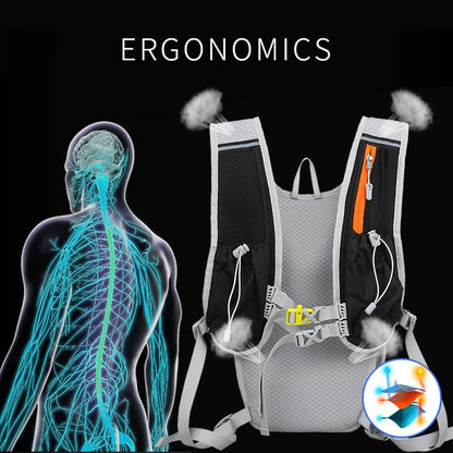 Water Backpack for Hiking, Running, Biking, and Raves (Hydration Bladder Sold Separately)
